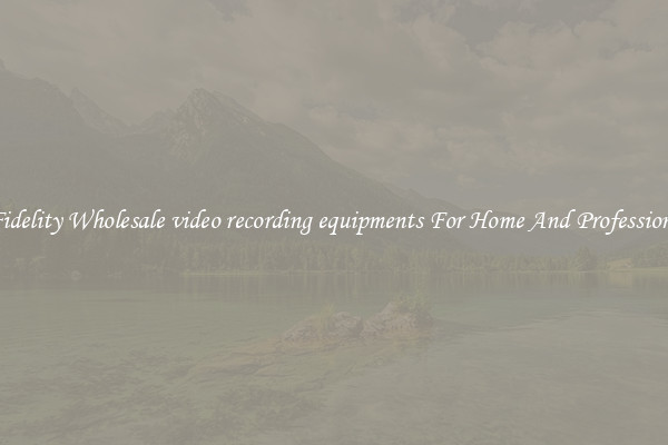 High Fidelity Wholesale video recording equipments For Home And Professional Use