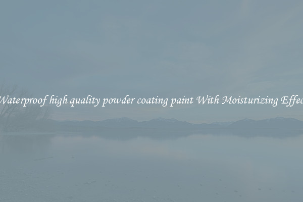 Waterproof high quality powder coating paint With Moisturizing Effect