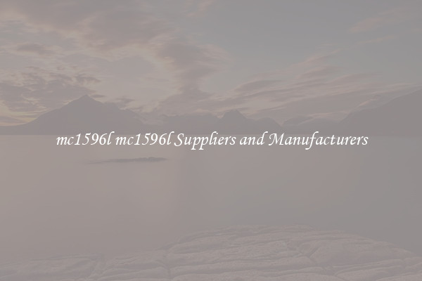 mc1596l mc1596l Suppliers and Manufacturers