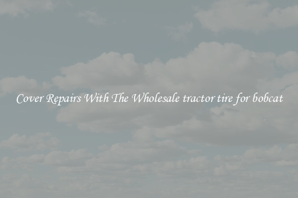  Cover Repairs With The Wholesale tractor tire for bobcat 