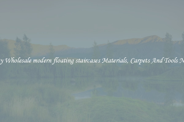 Buy Wholesale modern floating staircases Materials, Carpets And Tools Now
