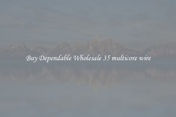 Buy Dependable Wholesale 35 multicore wire