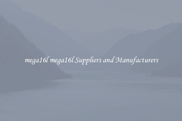 mega16l mega16l Suppliers and Manufacturers