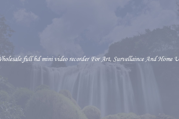 Wholesale full hd mini video recorder For Art, Survellaince And Home Use