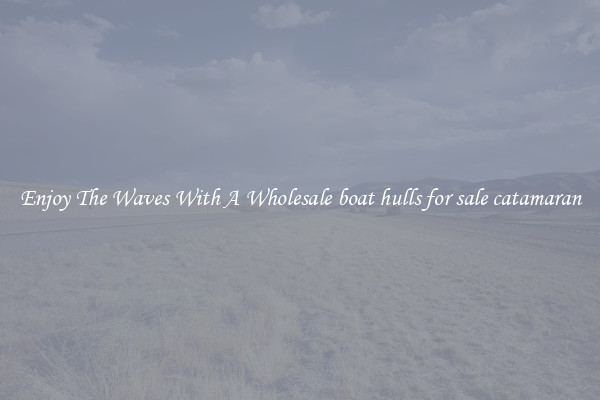 Enjoy The Waves With A Wholesale boat hulls for sale catamaran