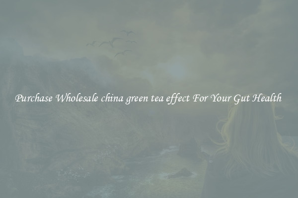 Purchase Wholesale china green tea effect For Your Gut Health 